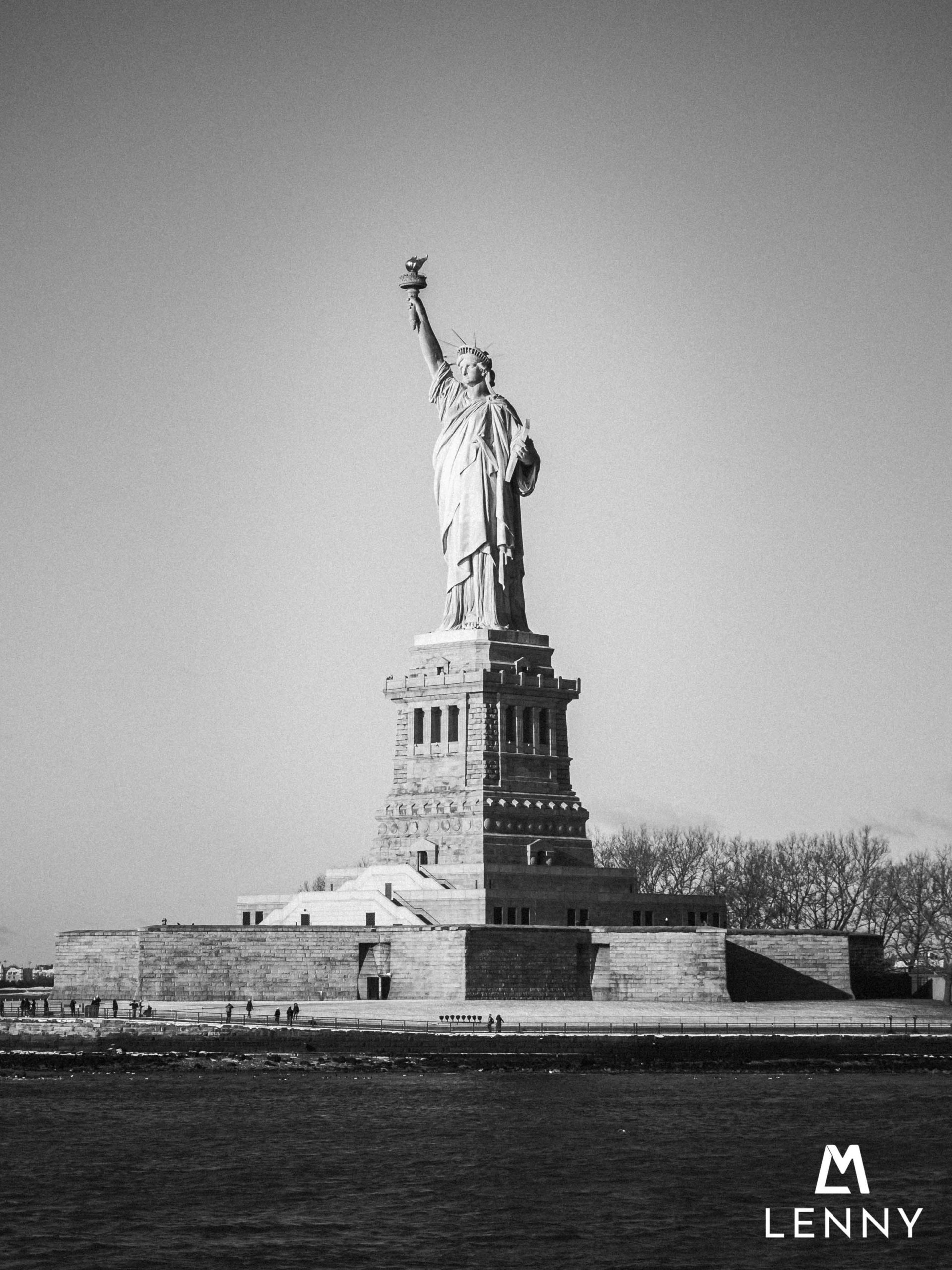 The Statue of Liberty symbolises freedom for people all over the world